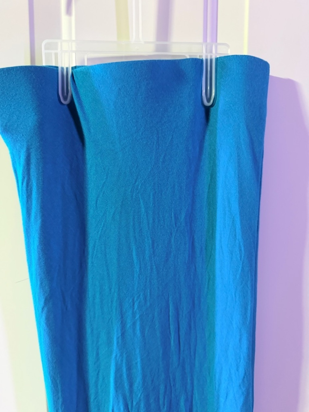 New Blue Strapless Maxi Dress- small - Picture 7 of 11